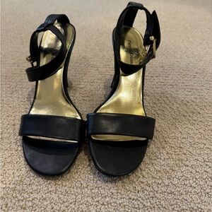Pierre Dumas Black Strappy Heels
